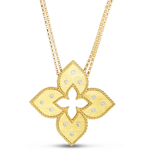 Roberto Coin 18K Yellow Gold 18K White Gold Necklaces - 7772018AJ30X