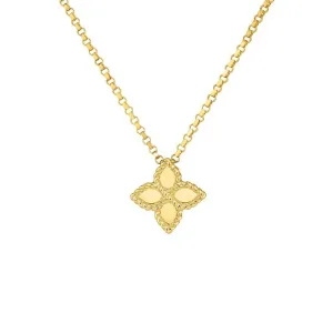 Roberto Coin 18K Yellow Gold Princess Flower Necklace