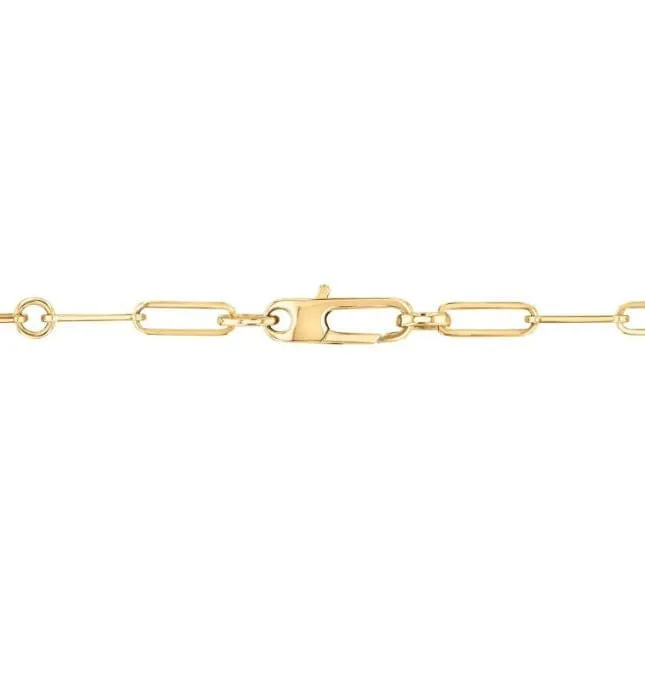 Roberto Coin 18K Yellow Gold Venetian Princess Diamond and Mother of Pearl Medallion Necklace