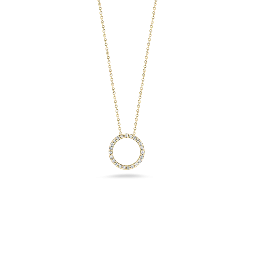 Roberto Coin Diamond Circle Pendant