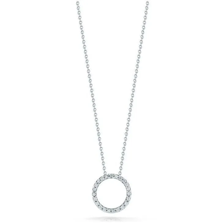 Roberto Coin Diamond Circle Pendant