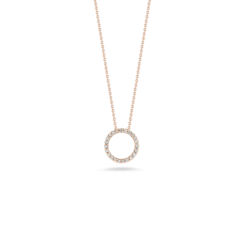 Roberto Coin Diamond Circle Pendant
