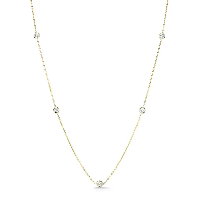 Roberto Coin Diamonds by the Inch Five Station Necklace