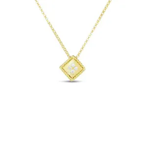 Roberto Coin Palazzo Ducale 18K Yellow Gold Diamond Pendant Necklace