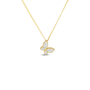 Roberto Coin Princess Diamond Butterfly Necklace
