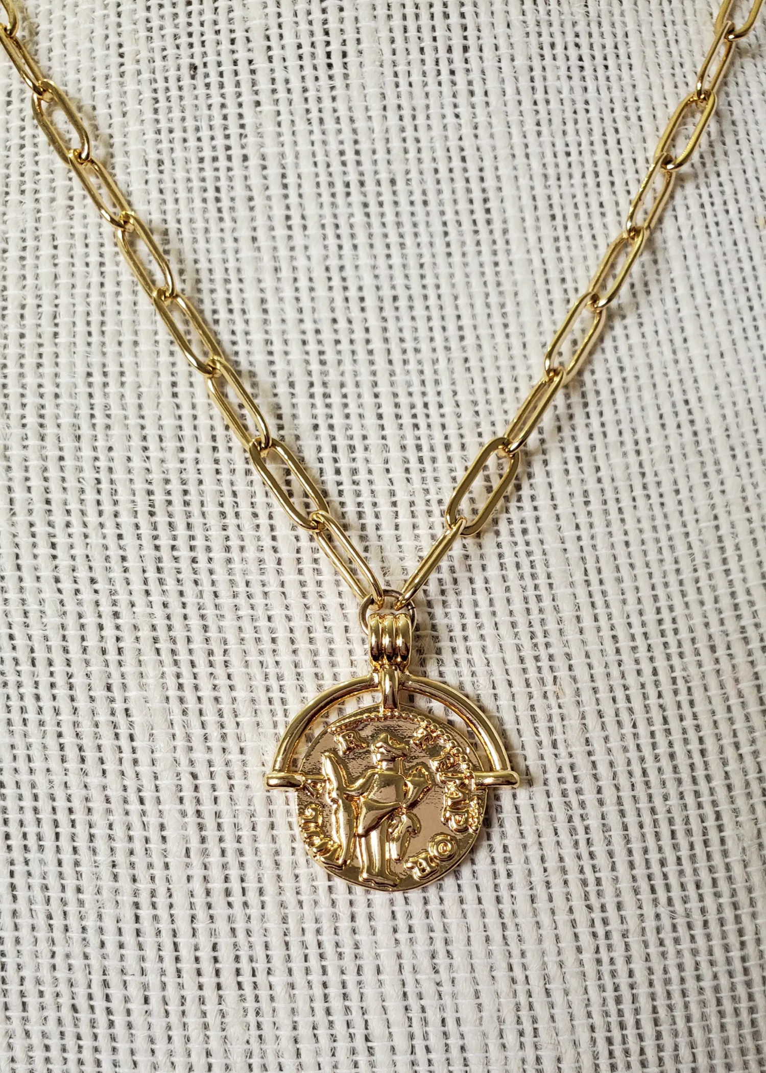 Roman Medallion Necklace