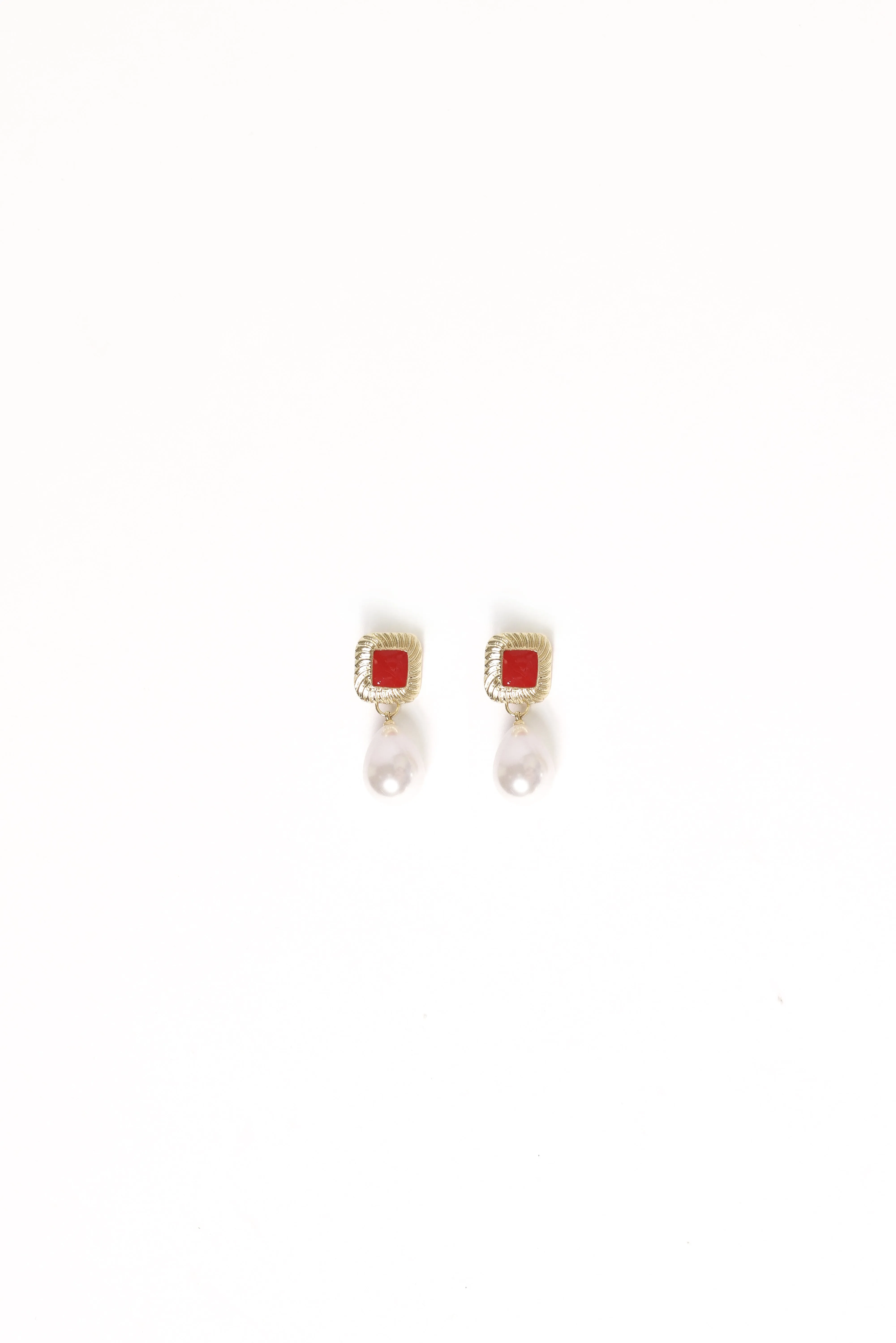 Rosalind Earrings - Gold/Pearl