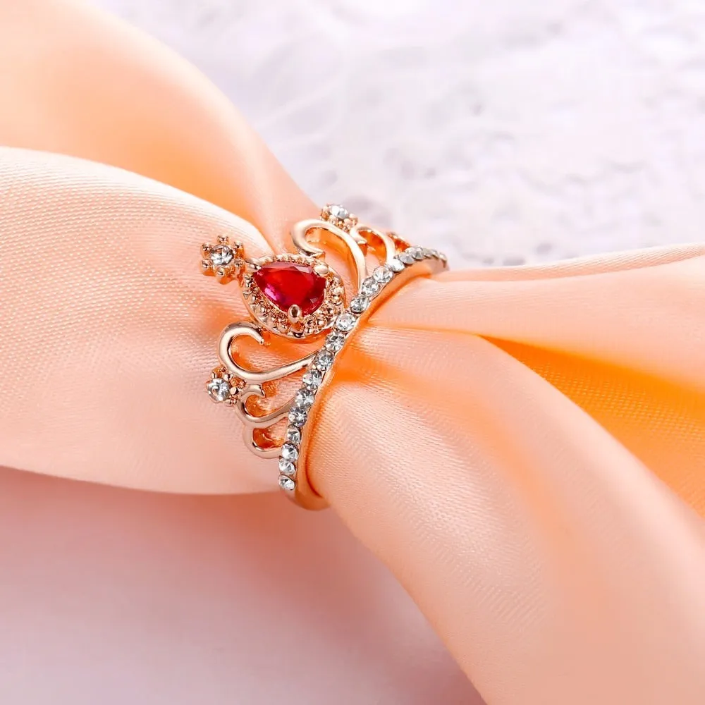 Rose Gold Tiara Ring