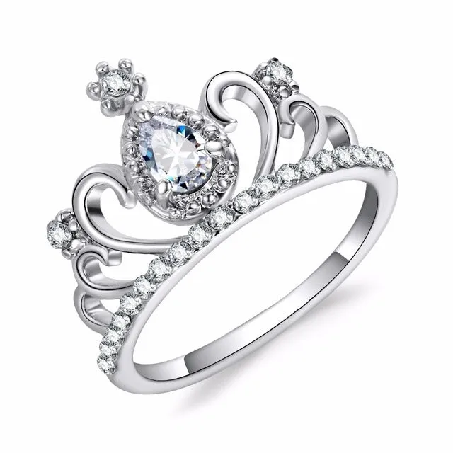 Rose Gold Tiara Ring
