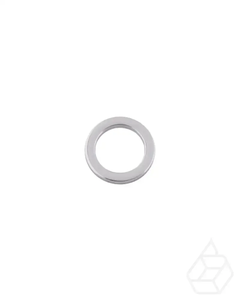 Round, flat O-Ring | Silver | 2 inner sizes (2 pieces)