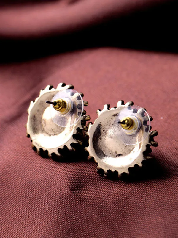 Round Small Pearl Earrings