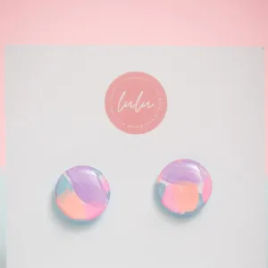 Round Stud Earrings (Candy Crush)