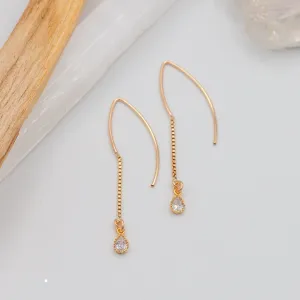 Sanctuary Drop CZ Earrings