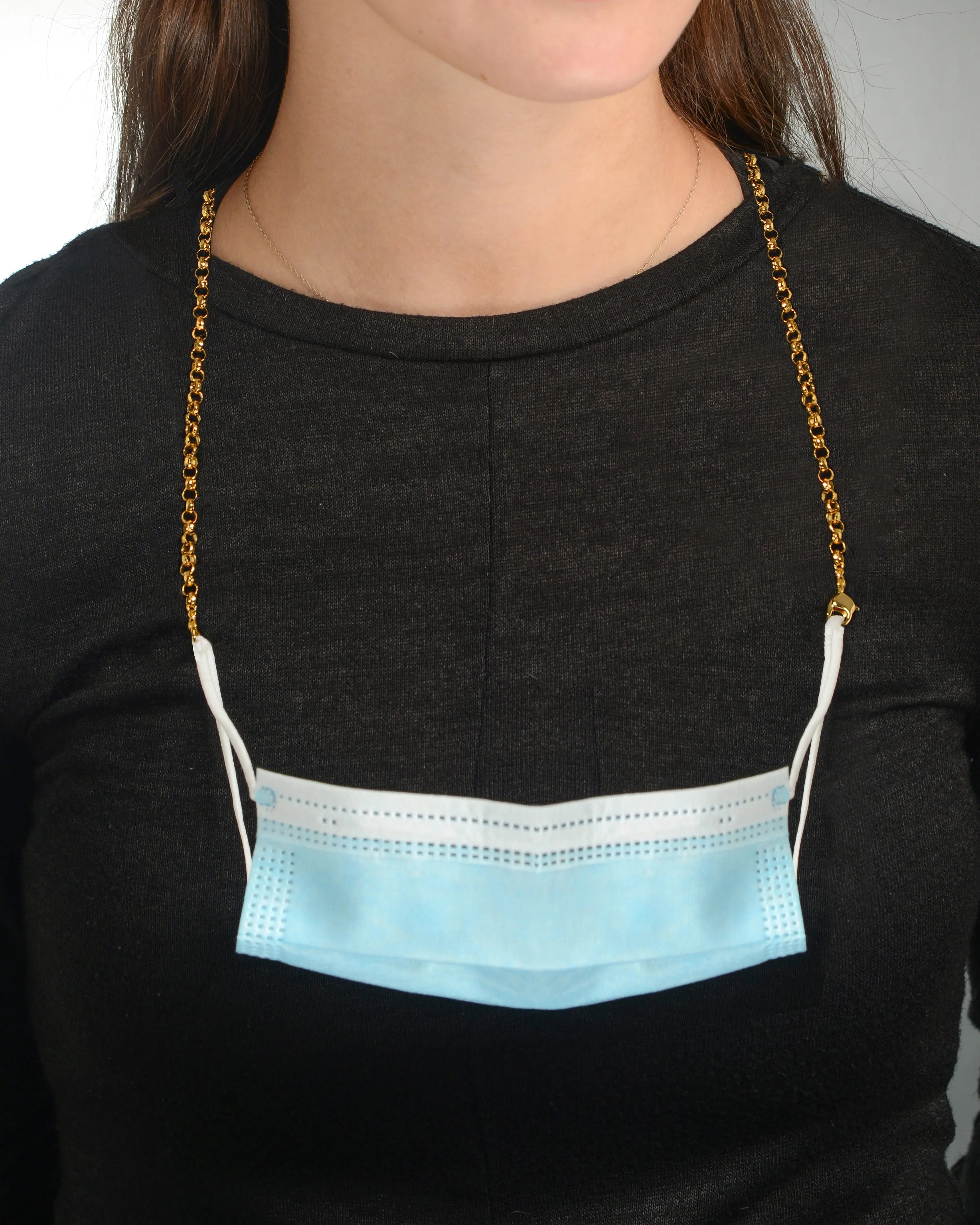 Sandra Faceted Rolo Chain