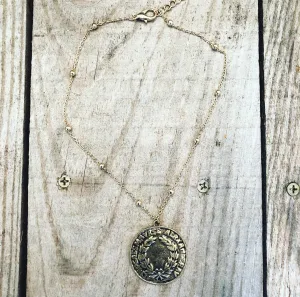 Short Coin Necklace