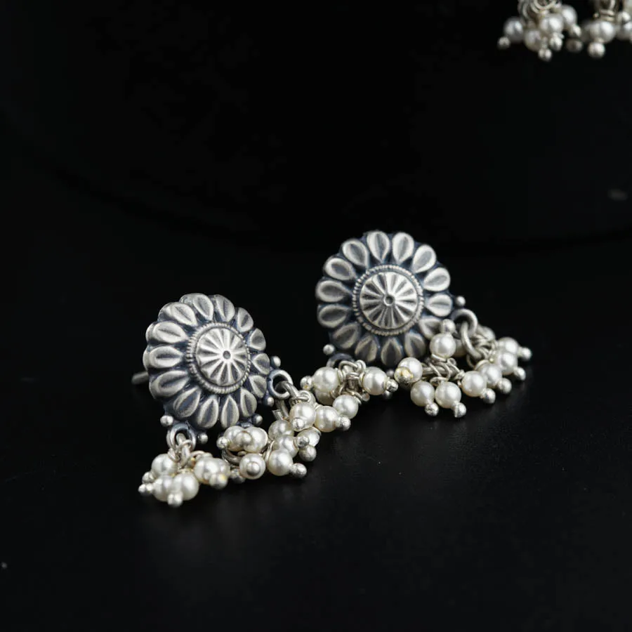 Silver Handmade Choker Set