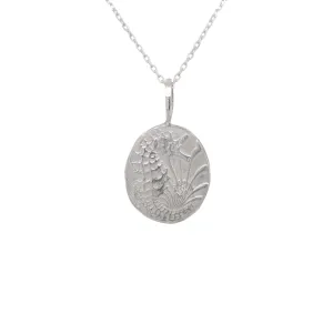 Silver Seahorse Artiface Necklace