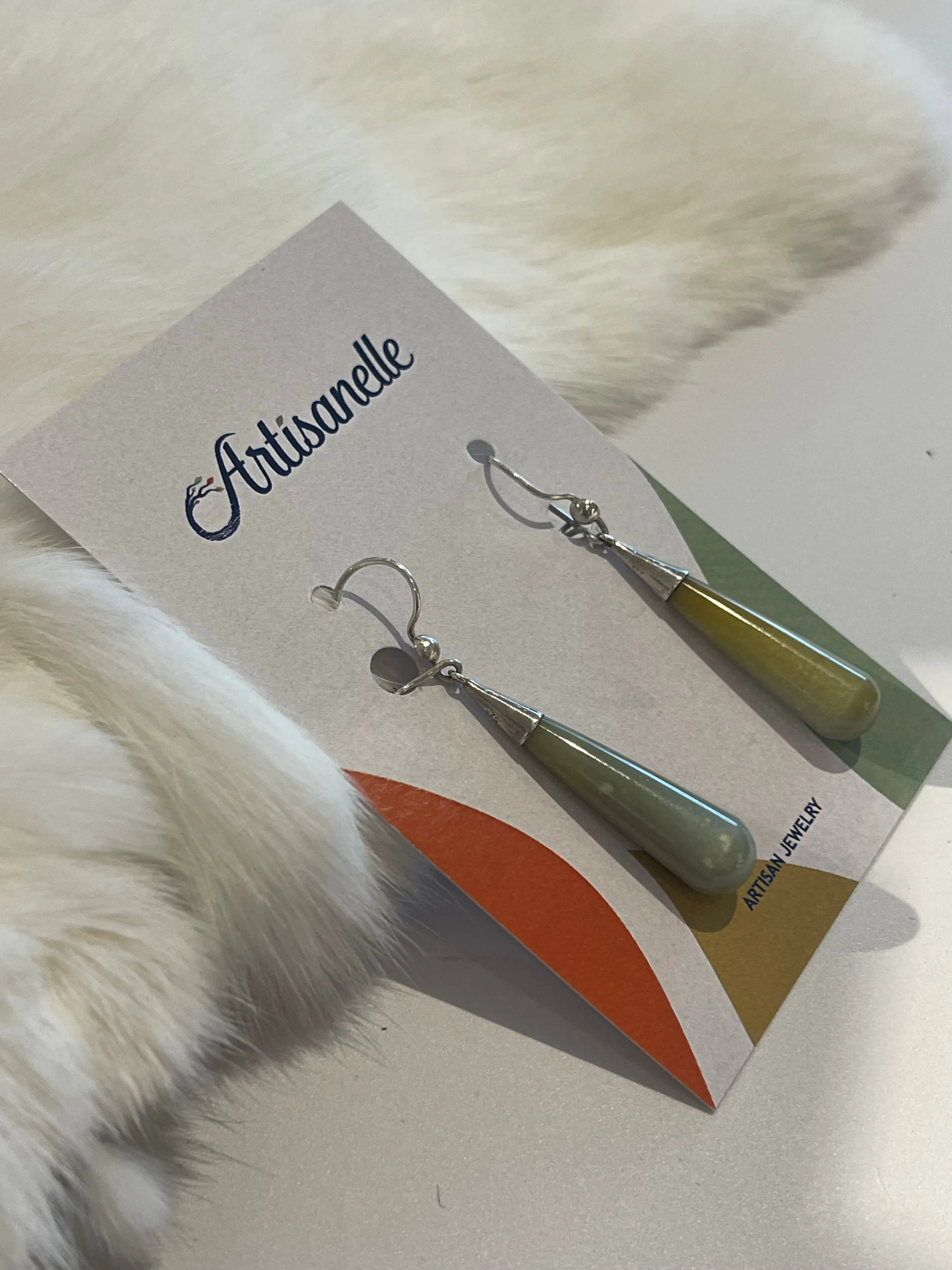 Silver Teardrops earrings
