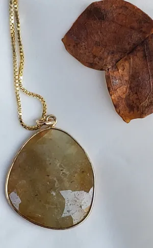 Simon & LuLu faceted yellow sapphire nk