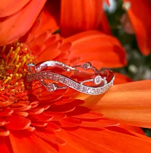 Simon G Diamond Band in 18K White Gold NR517
