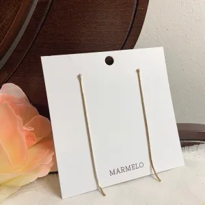 Single Long Drop earrings