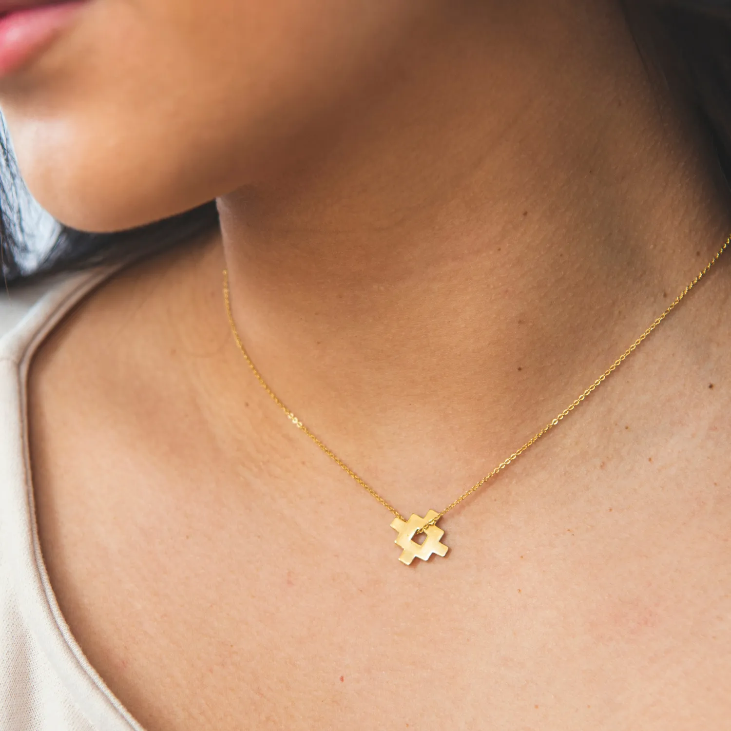 SkyWeaver: Gold Sun Pendant