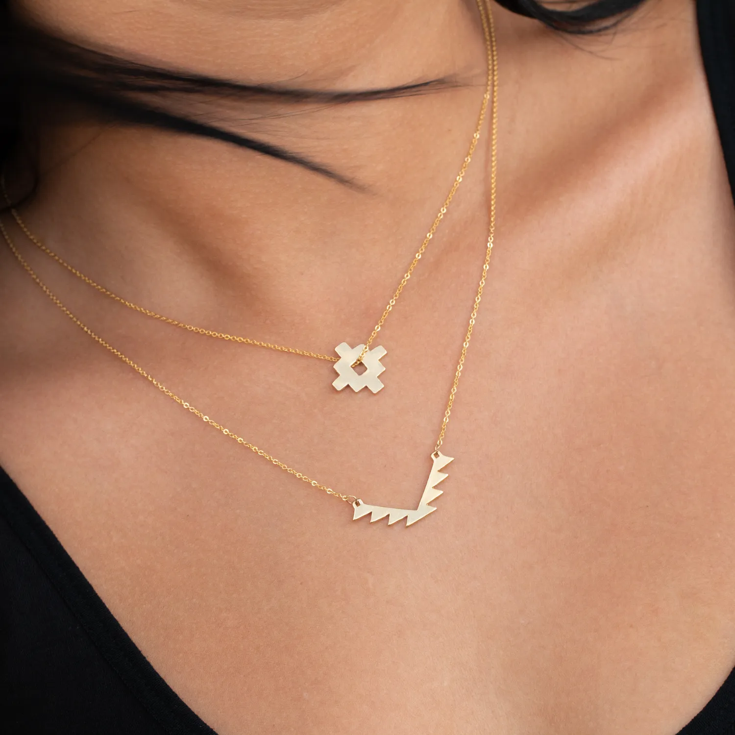 SkyWeaver: Gold Sun Pendant