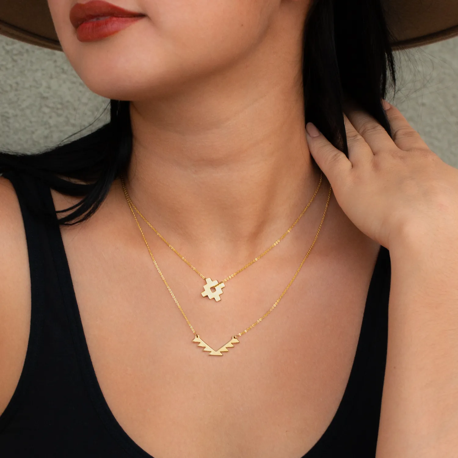 SkyWeaver: Gold Sun Pendant
