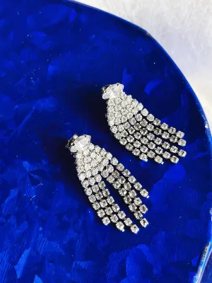 Sparkly Rhinestone Drop Earrings