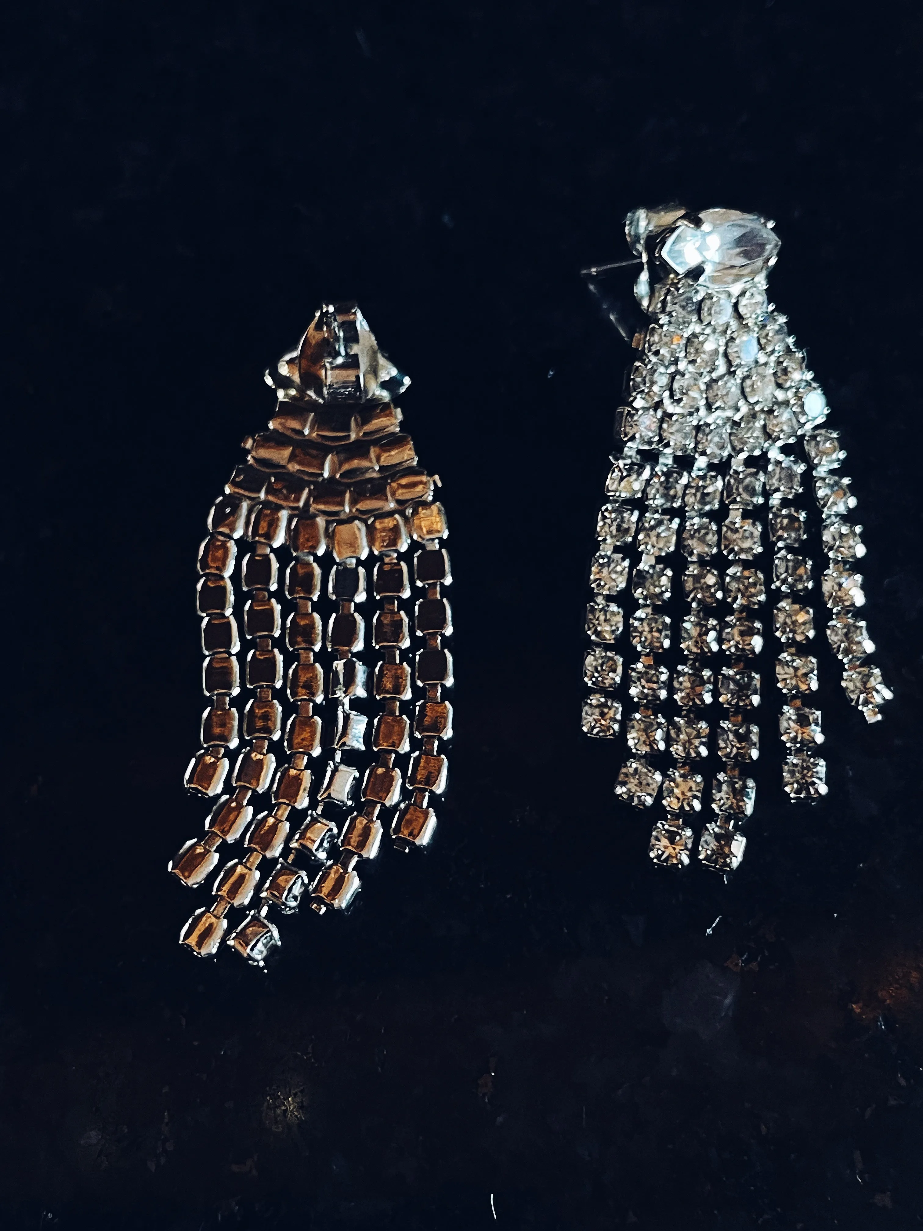 Sparkly Rhinestone Drop Earrings