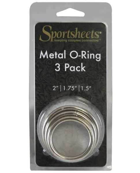 Sportsheets Metal O Ring - Pack of 3