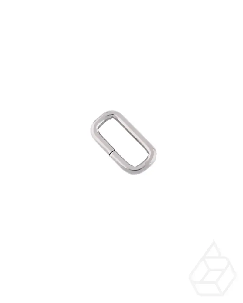 Square ring | Silver | inner size 15,2 mm (2 pieces)