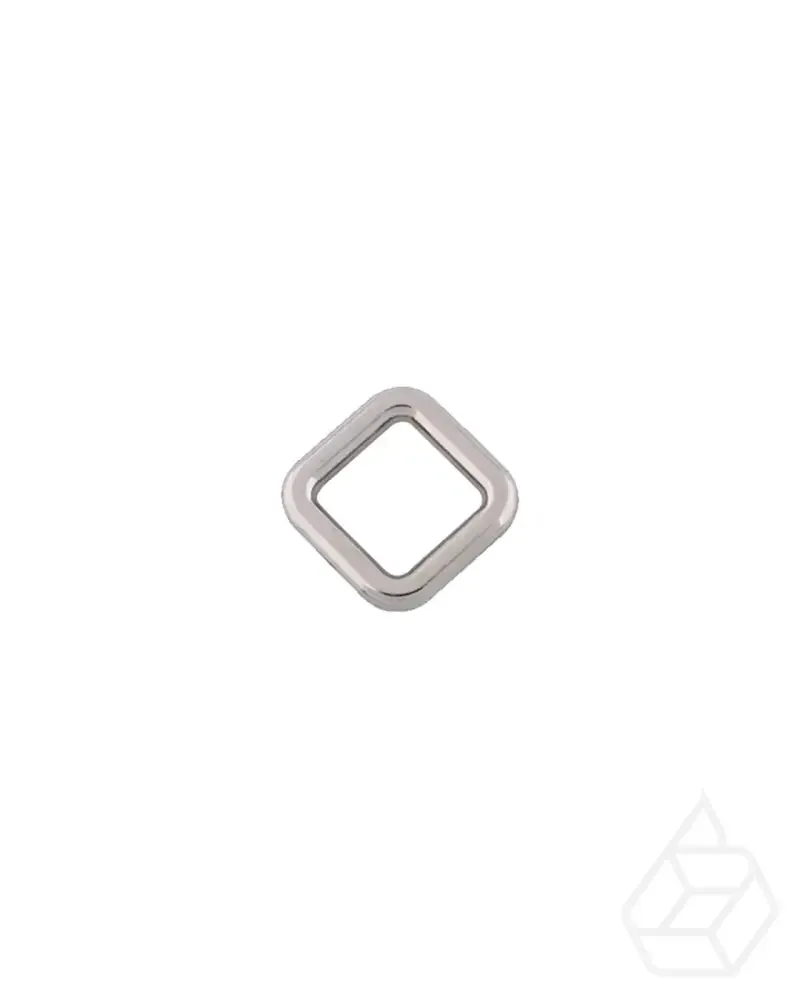 Square ring | Silver | inner size 20 mm (2 pieces)