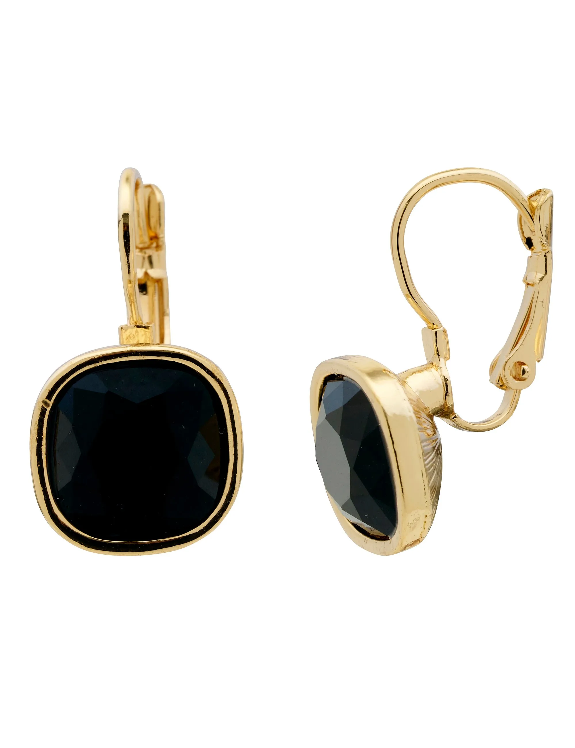 SQUARE STONE EARRING