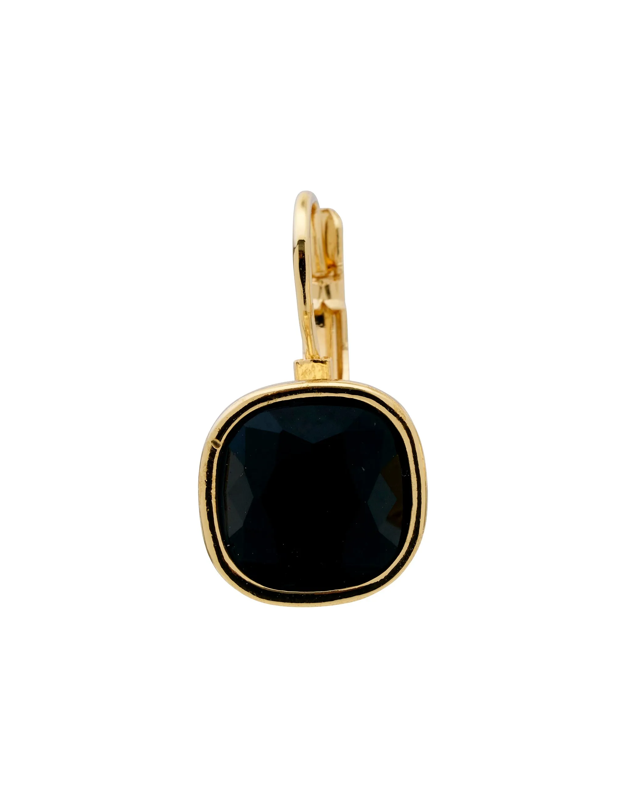 SQUARE STONE EARRING