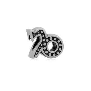 Stainless Steel Capricorn Symbol Charm