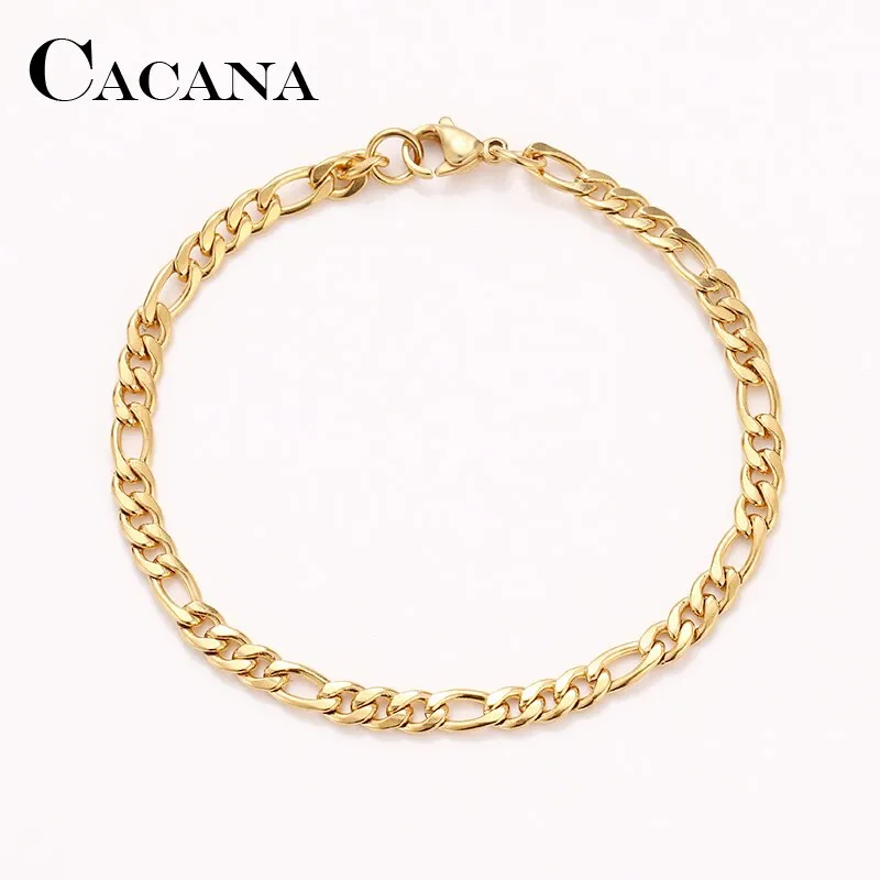 Stainless Steel Chain Bracelets Unisex