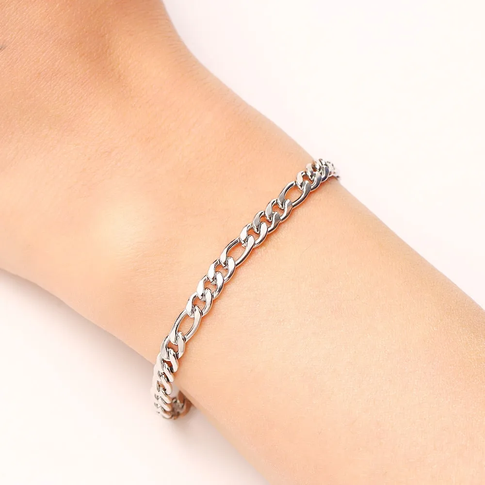 Stainless Steel Chain Bracelets Unisex