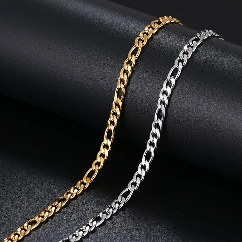 Stainless Steel Chain Bracelets Unisex