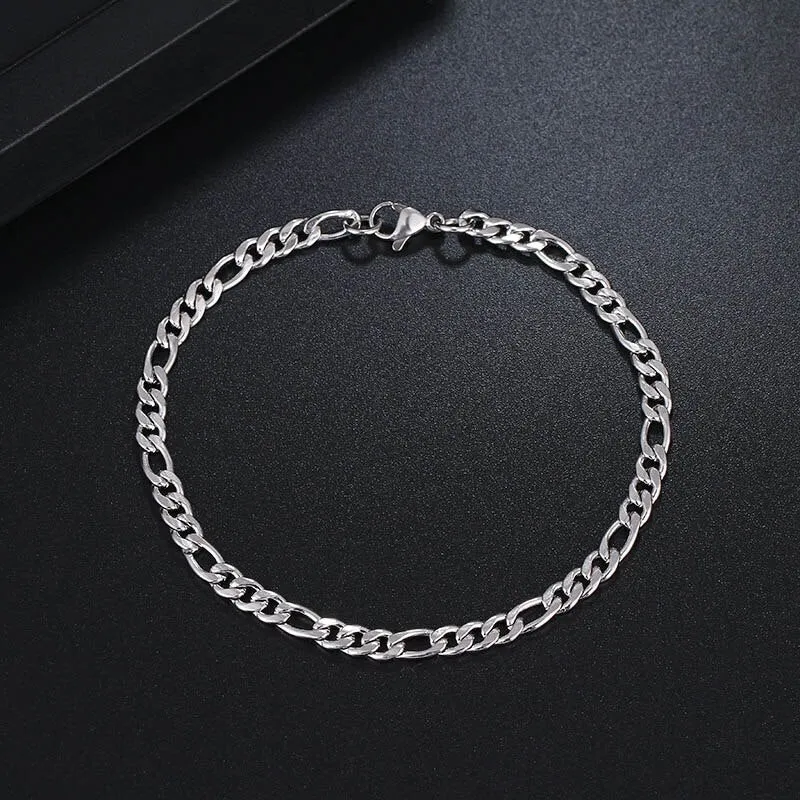 Stainless Steel Chain Bracelets Unisex