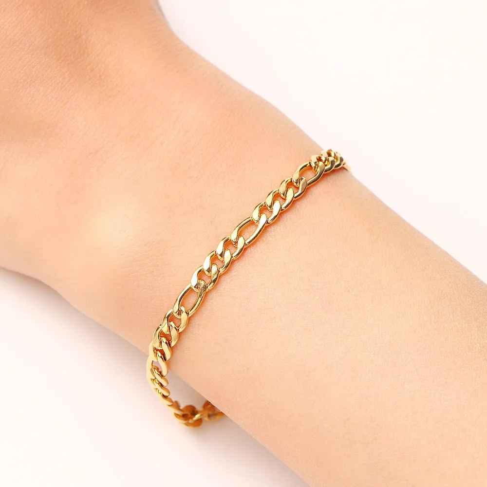 Stainless Steel Chain Bracelets Unisex