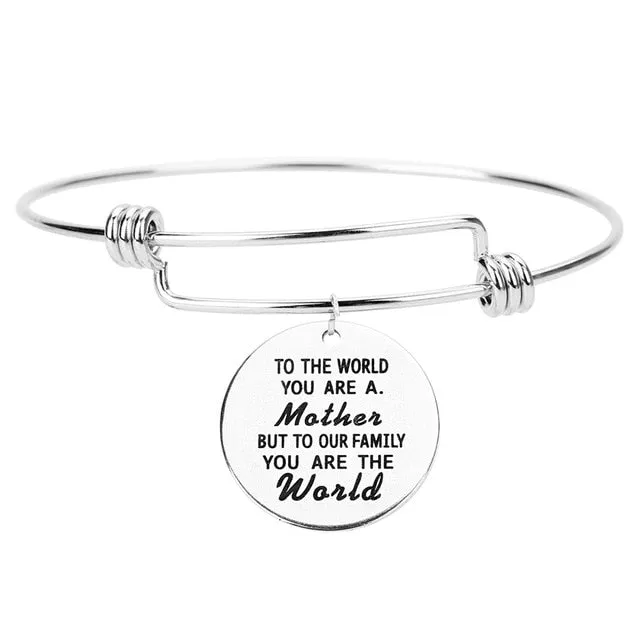 Stainless Steel Inspirational Bracelets