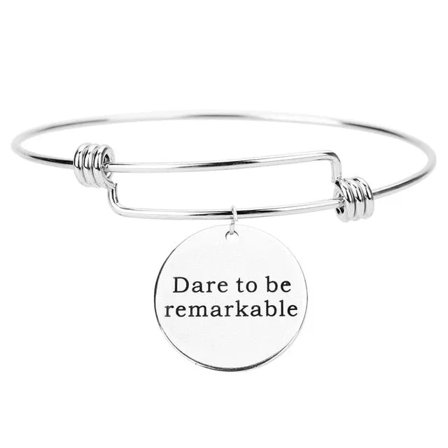 Stainless Steel Inspirational Bracelets