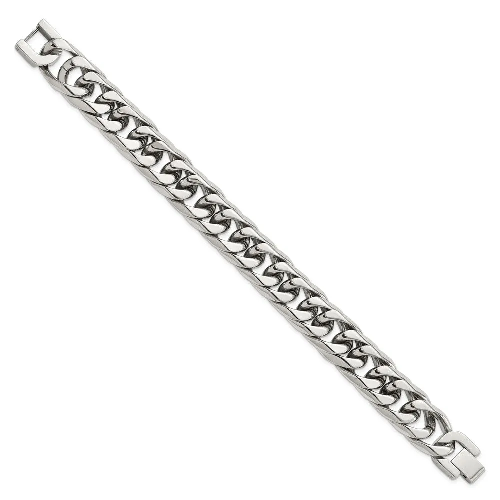 Stainless Steel Polished 8.25in Bracelet