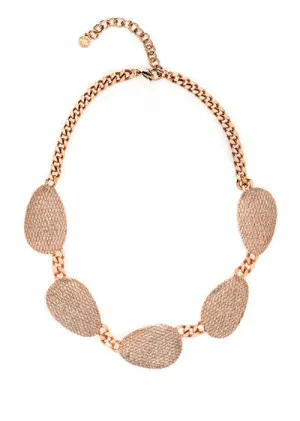 Stardust Rose Multi Disc Collar Necklace
