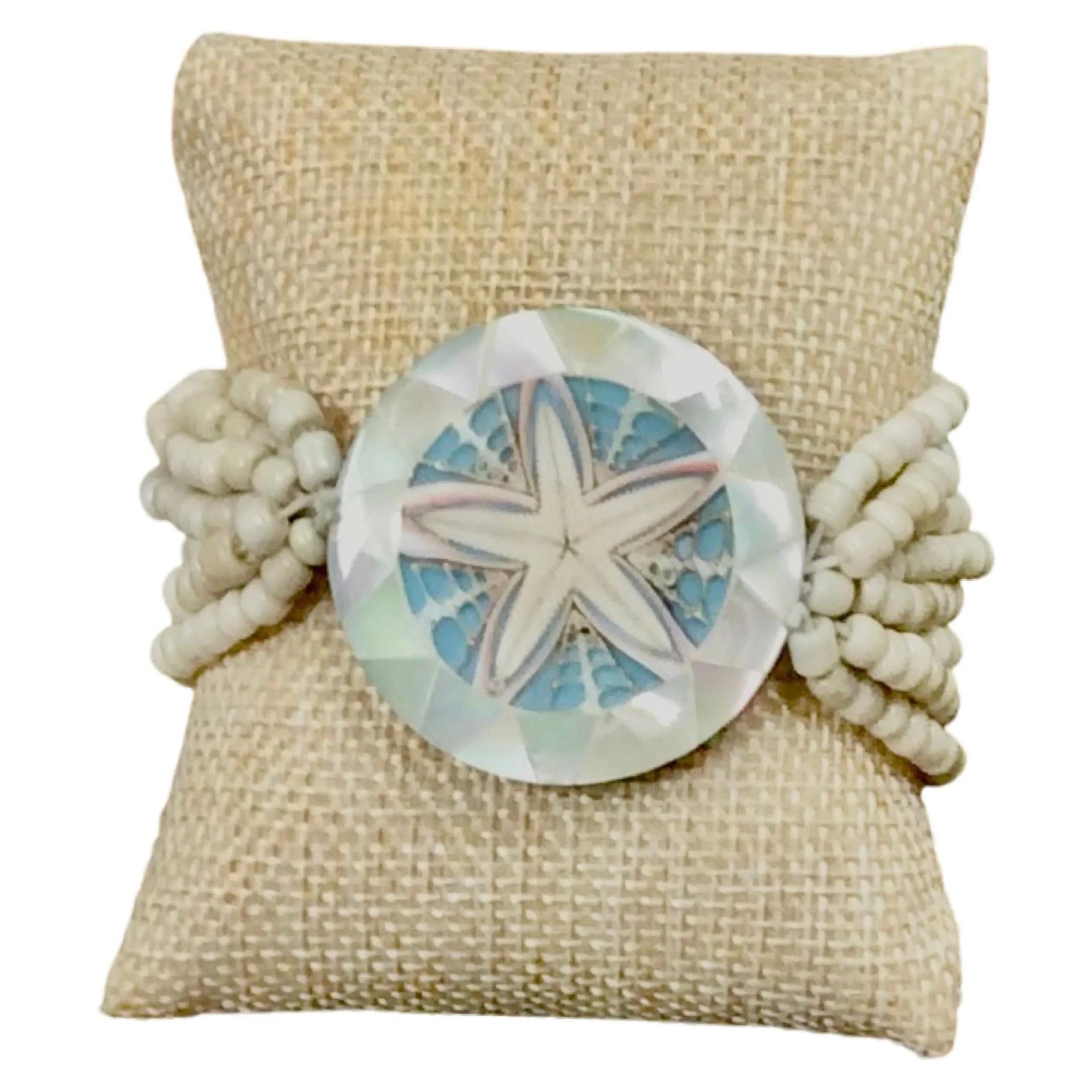 Starfish Circle Stretch Bracelet