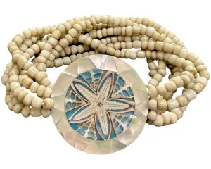 Starfish Circle Stretch Bracelet