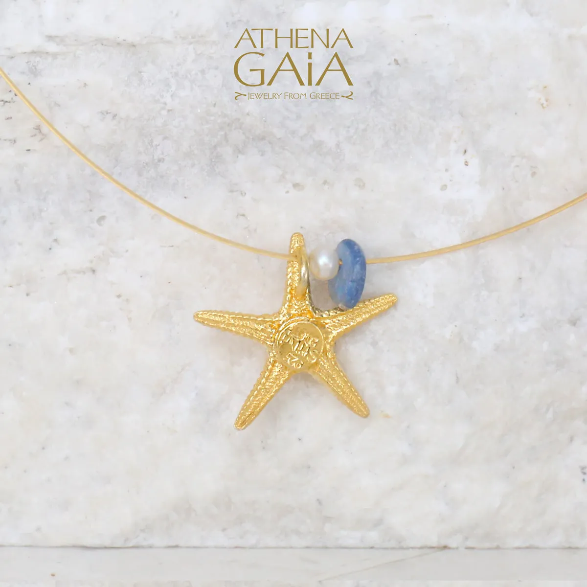 Starfish with Pearl Necklace (Small)