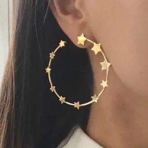 Stars Copper Earrings