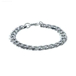 Steelx Stainless Steel (10mm) Curb Bracelet 9"